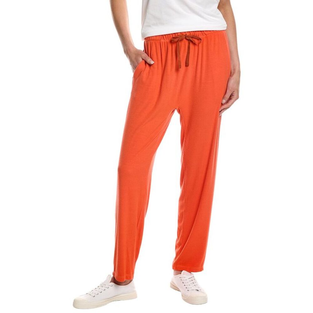 Electric & Rose Womens Aries Ribbed Pant, Orange